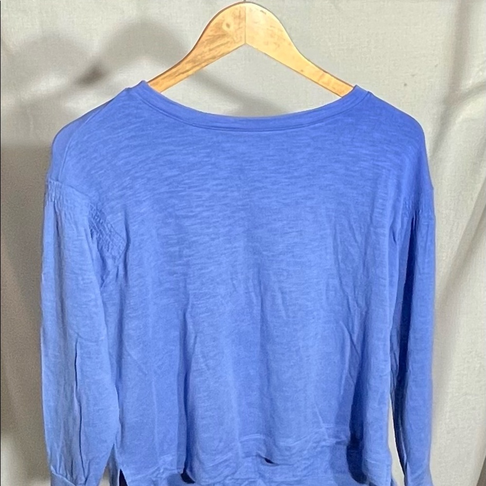 Blue sweater top by loft